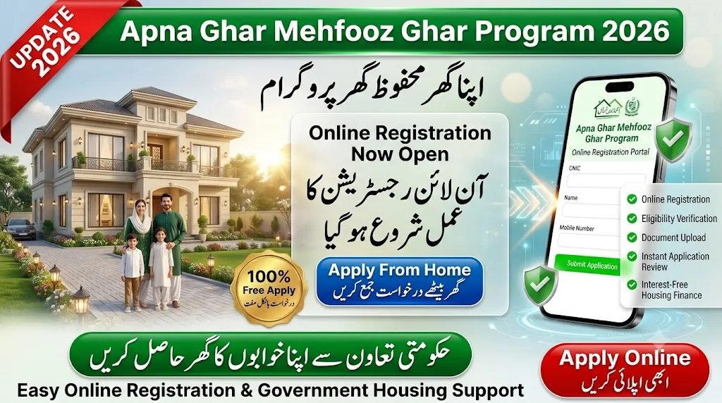 Apna Ghar Mehfooz Ghar Loan Scheme Online Apply Details